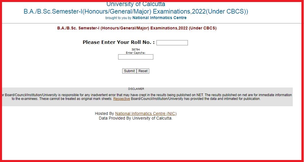 Calcutta University 1st Sem Result 2023 Out: Check CU BA/B.Com/B.Sc. Results