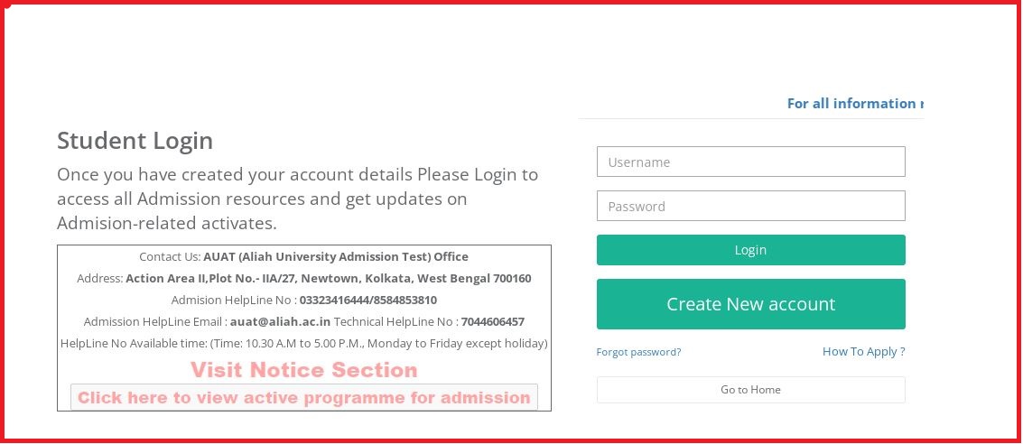 Aliah University AUAT Admit Card 2023 Released: Download Hall Ticket Now