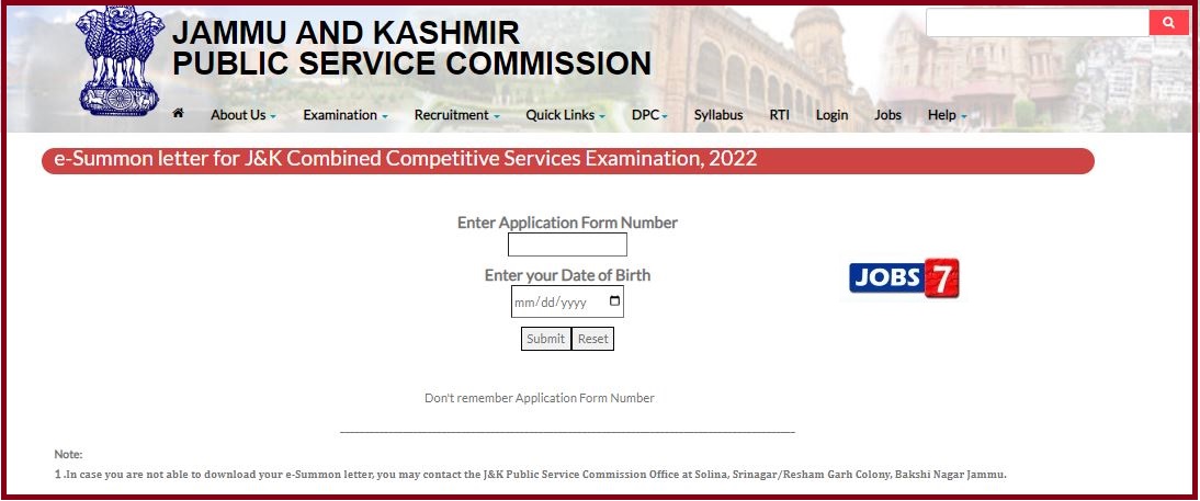 JKPSC CCE Interview Call Letter 2023 Out: Check Interview Date and Venue Details