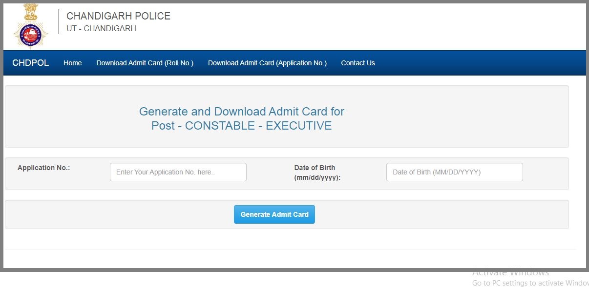Chandigarh Police Constable Admit Card 2023: Download for 700 Constable (Executive) Postsimage