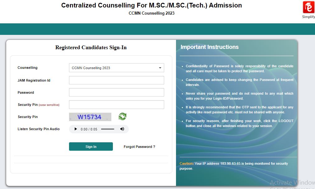 CCMN 3rd Round Seat Allotment Result 2023: Check Allotment Schedule & others Detailsimage