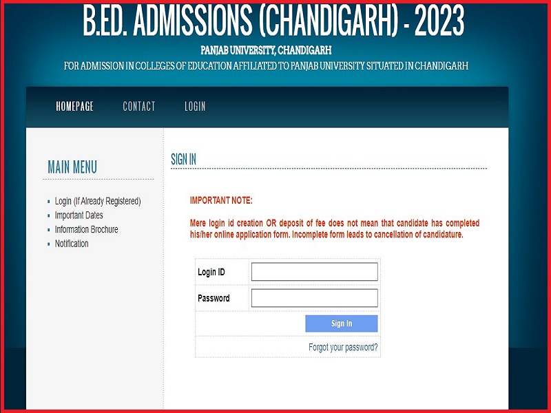 PU B.Ed. Entrance Exam Admit Card 2023 (Released): Download Hall Ticket