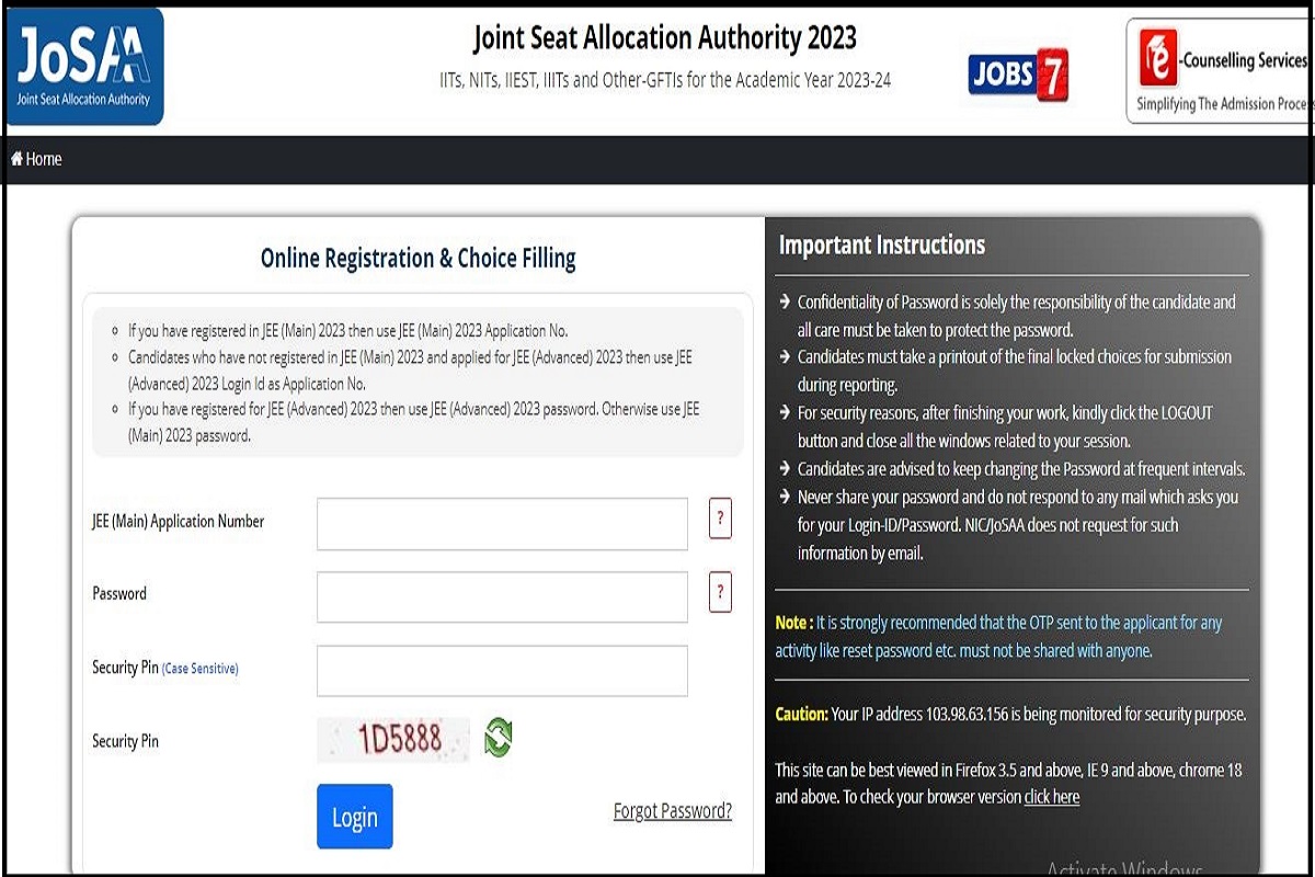 JOSSA Counselling 2023: Round 6 Seat Allotment Results Declared | Check Allotment Link and Importantimage