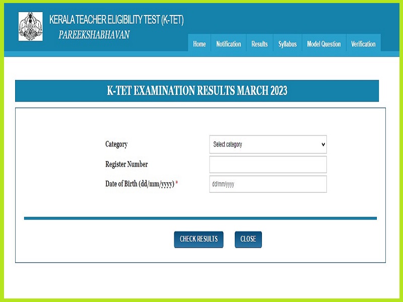 Kerala KTET Result 2023 (Declared): Check Exam Date and Key Details