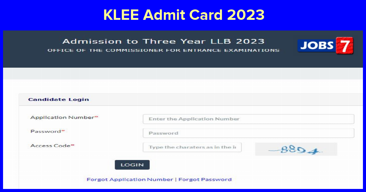 Kerala KLEE 2023 Admit Card Released: 3-Year LLB Courses Key Dates and Direct Link
