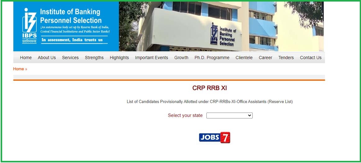 IBPS RRB PO & Clerk Reserve List 2023 Released: Download Provisional Allotment Listsimage