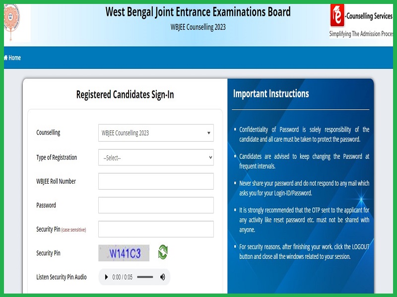 WBJEE 2023 Mop-Up Round Seat Allotment Results (Declared): Check @ wbjeeb.nic.in