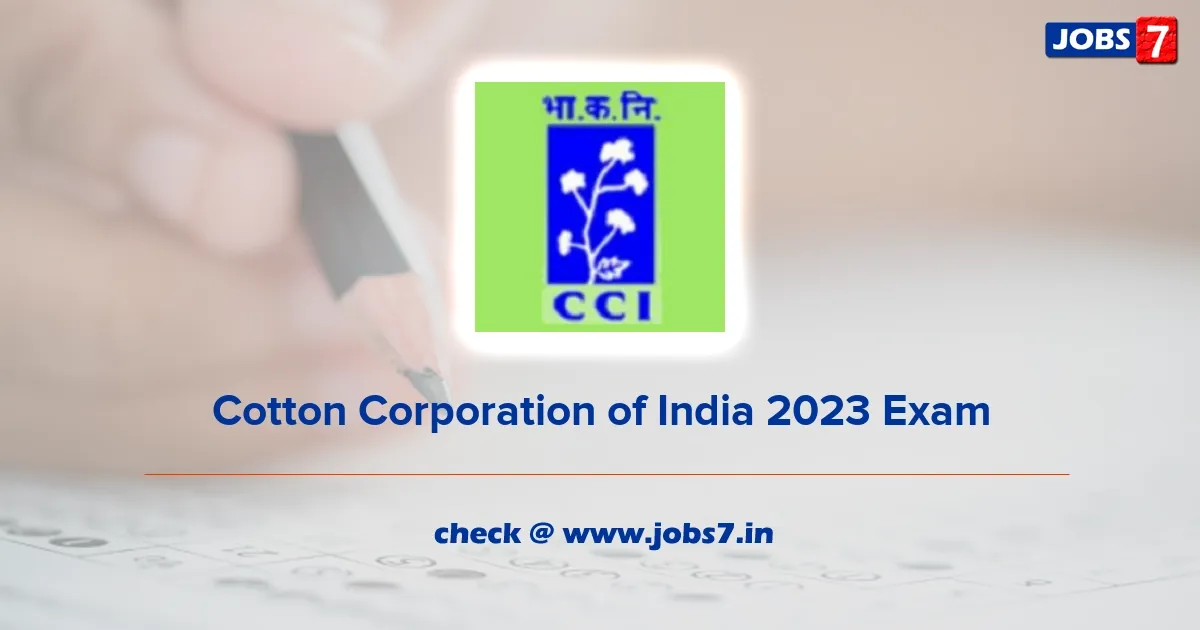 CCI Admit Card 2023 (OUT): Download Management Trainee Call Letter at cotcorp.org.in