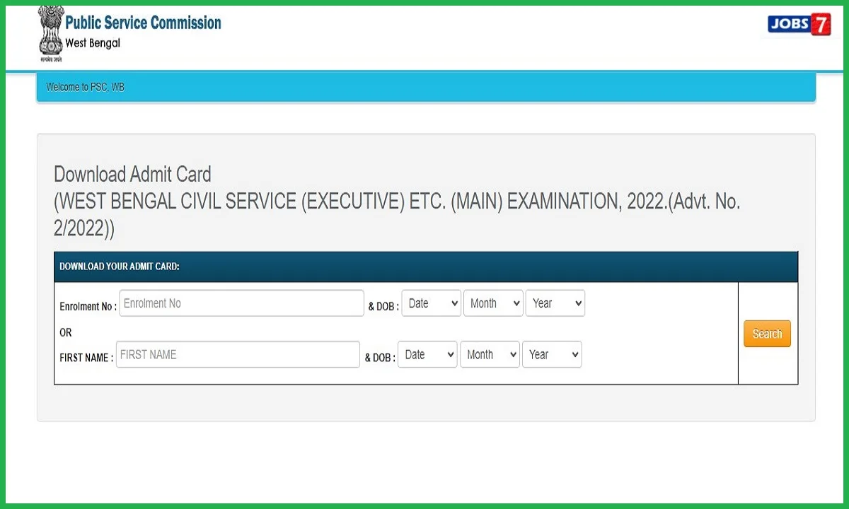 WBPSC Civil Service Mains Admit Card 2023 (Out): Check Exam Dates @ wbpsc.gov.in