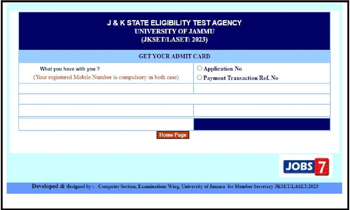 JKSET Admit Card 2023 (OUT): Download Now and Get Exam Date & Time Details