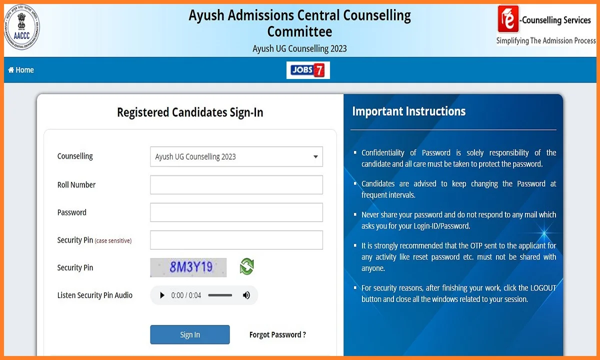 AYUSH NEET UG 2023 Round 2 Seat Allotment: Registration Ends (Today) image