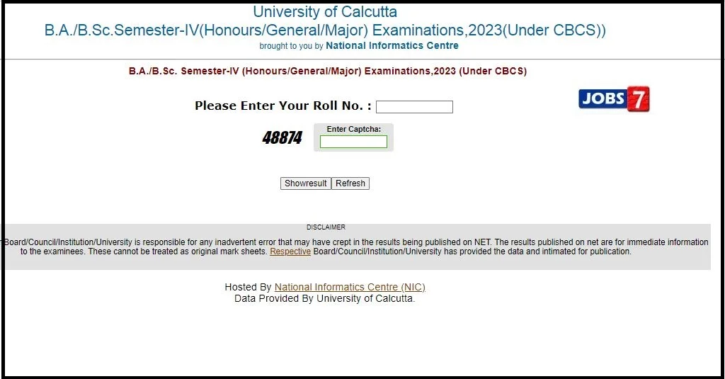 Calcutta University 4th Semester Result 2023 (OUT): Check BA/B.Sc. CU Results Now