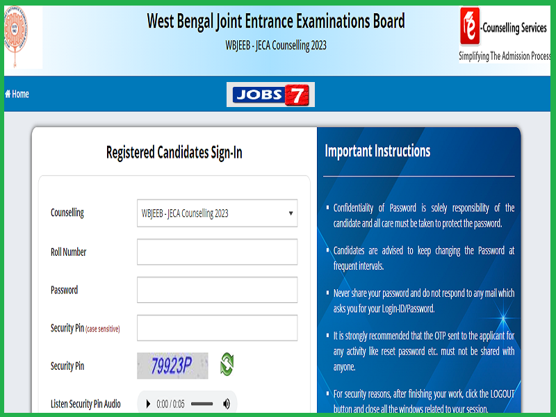 WB JECA Round 2 Result 2023 (Declared) Check @ wbjeeb.nic.in