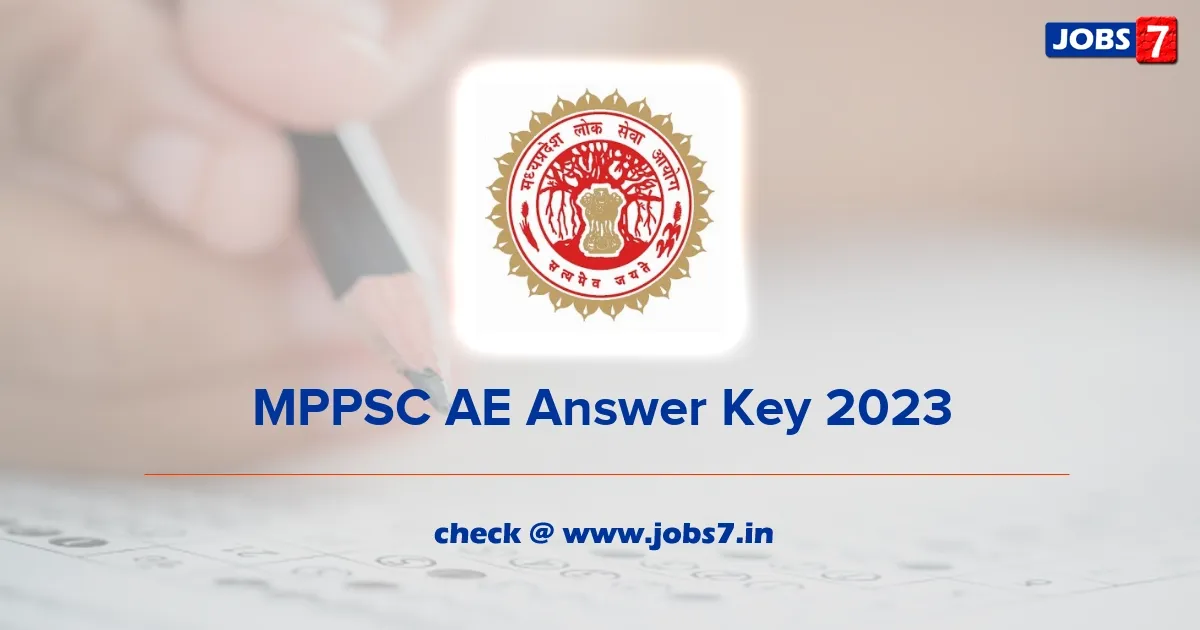 MPPSC AE Answer Key 2023: Download Assistant Engineer Response Sheet