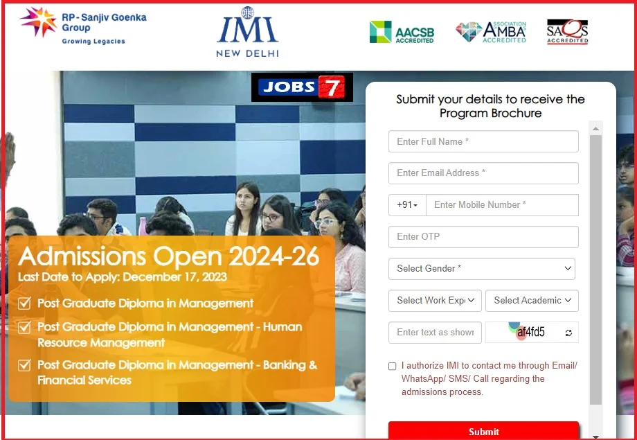 IMI Delhi PGDM Admissions 2024: Registration, Eligibility, and Selection Process