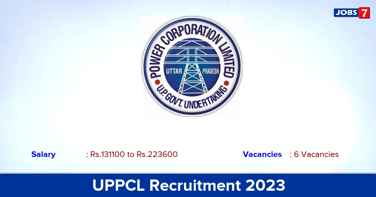 UPPCL Recruitment 2023 - Apply Online for DGM, General Manager Jobs