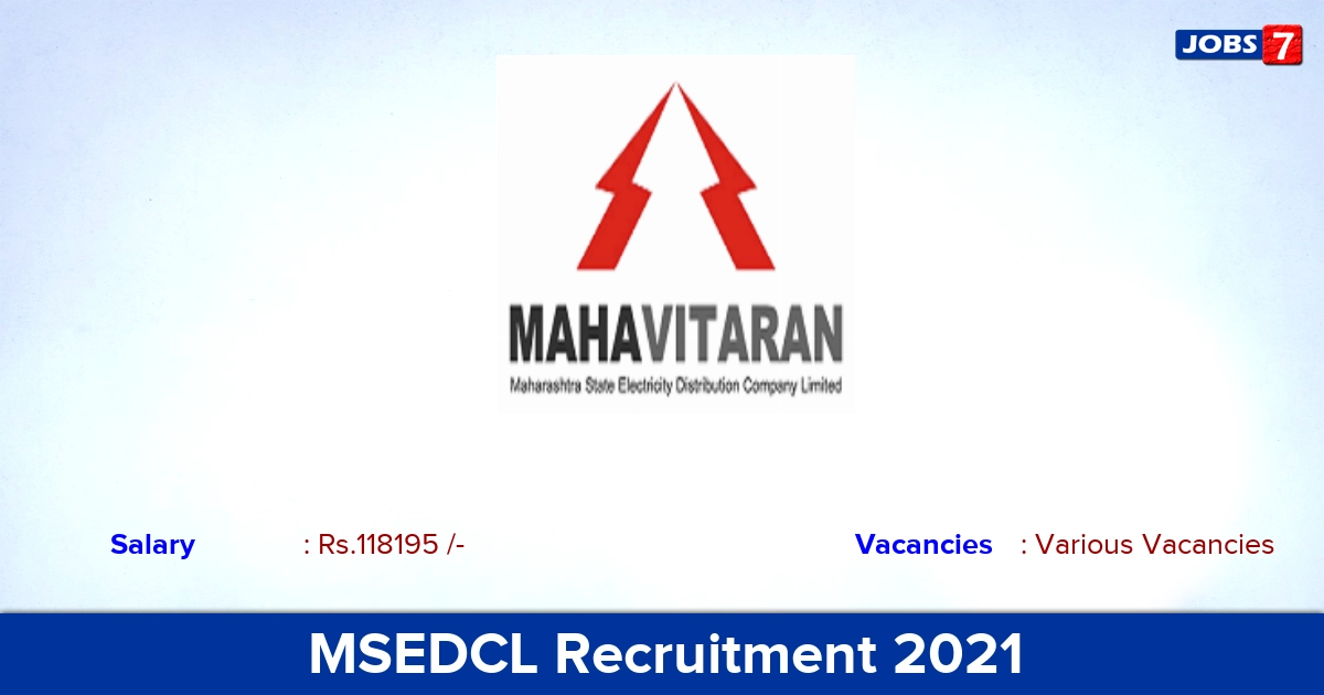 MSEDCL Recruitment 2021 - Apply Offline for Company Secretary Vacancies