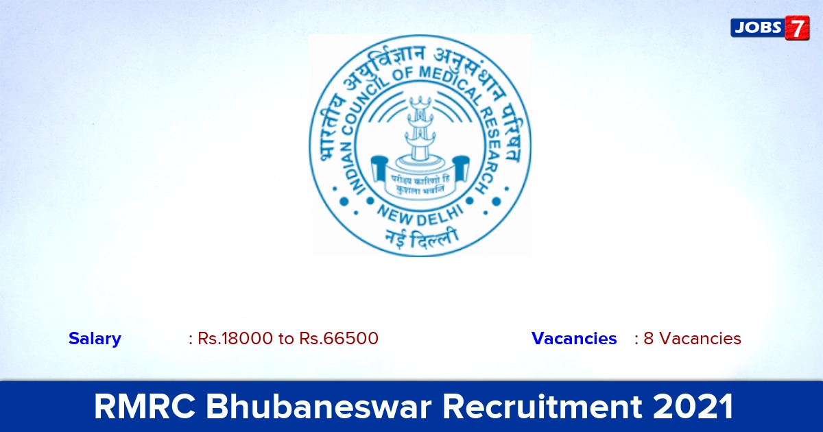 RMRC Bhubaneswar Recruitment 2021 - Apply Online for Lab Assistant Jobs