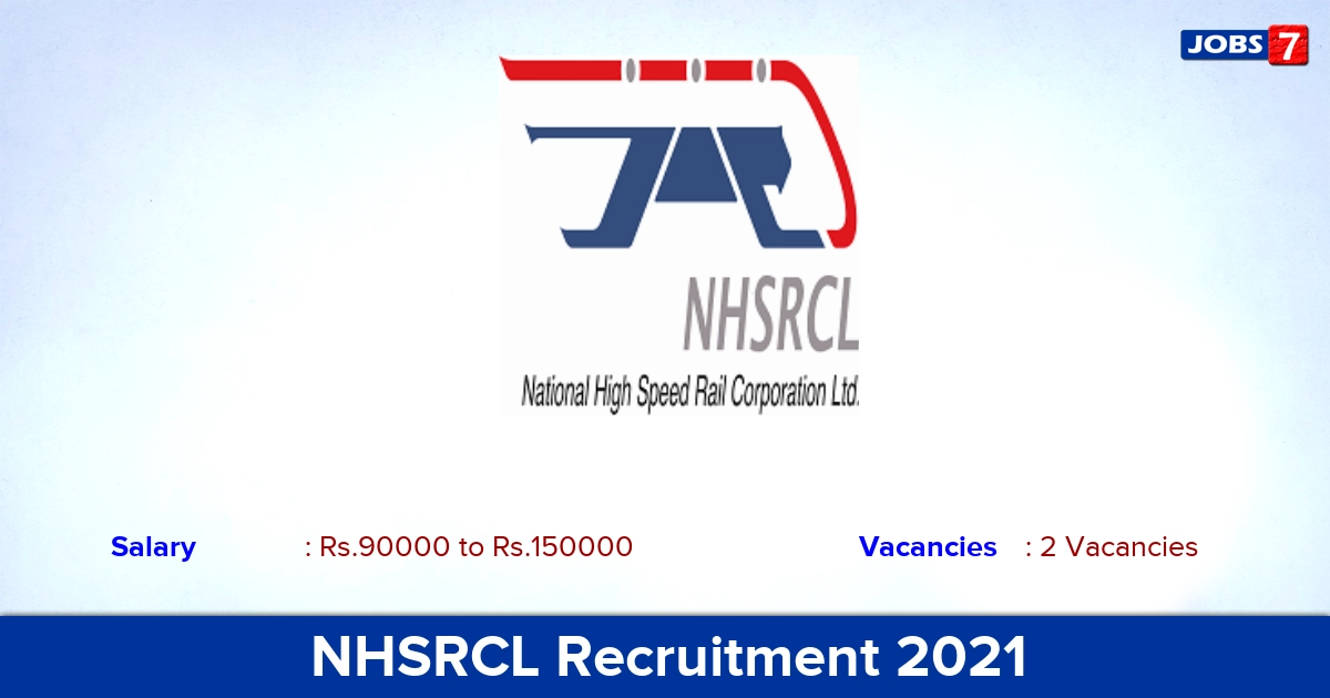 NHSRCL Recruitment 2021 - Apply Online for Senior Consultant Jobs