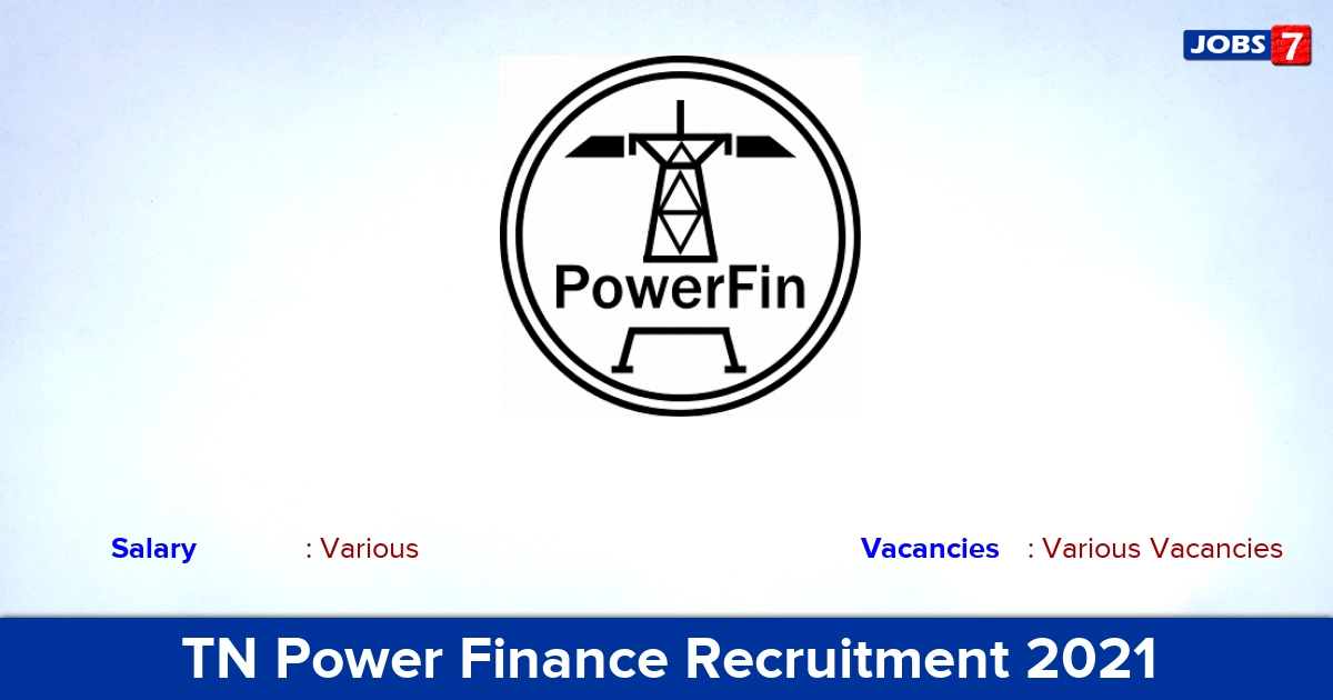 TN Power Finance Recruitment 2021 - Apply Online for Chief Risk Officer Vacancies