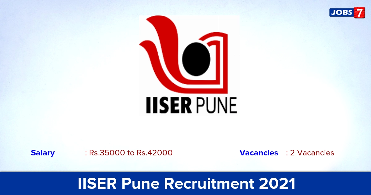 IISER Pune Recruitment 2021 - Apply Online for Senior Project Associate Jobs