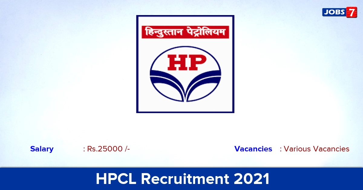 HPCL Recruitment 2021 - Apply Online for Graduate Apprentice Trainees Vacancies