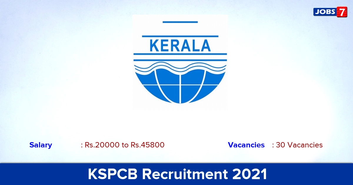 KSPCB Recruitment 2021 - Apply Online for 30 Junior  Scientific Assistant vacancies