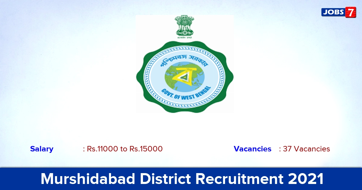 Murshidabad District Recruitment 2021 - Apply Offline for 37 DEO, Accountant Vacancies