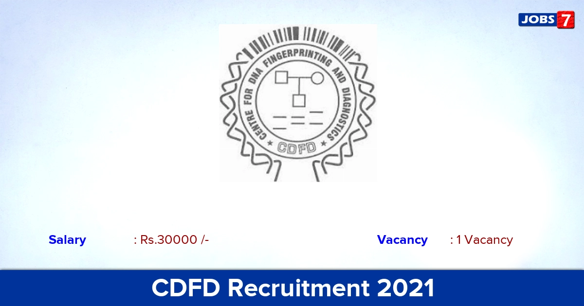 CDFD Recruitment 2021 - Apply Online for Computer Programmer Jobs