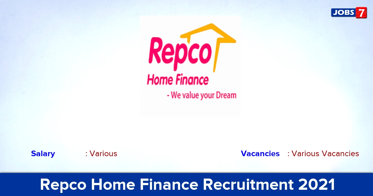 Repco Home Finance Recruitment 2021 - Apply for Database Administrator Vacancies