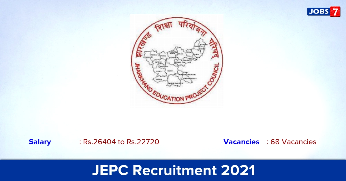 JEPC Recruitment 2021 - Apply Offline for 68 Finance Officer Vacancies