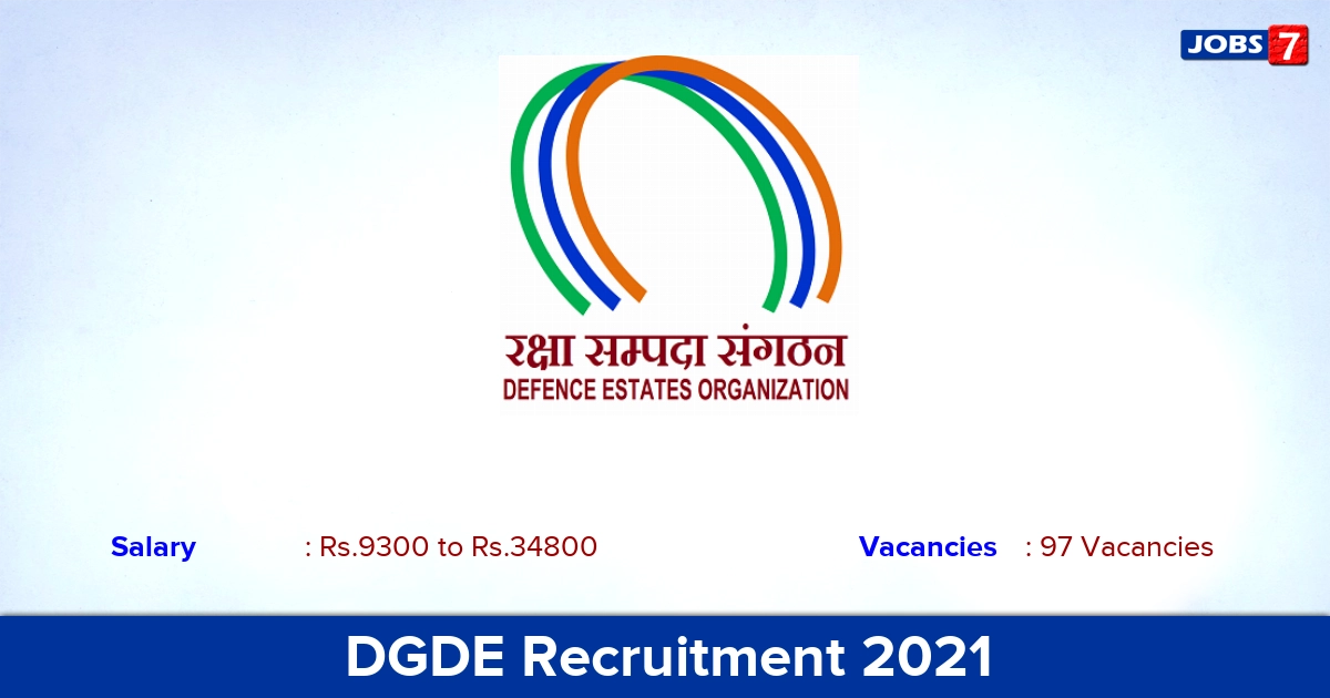 DGDE Recruitment 2021 - Apply Offline for 97 Hindi Typist, JHT Vacancies