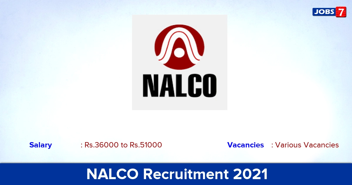 NALCO Recruitment 2021 - Direct Interview for Homeopathic Doctor Vacancies