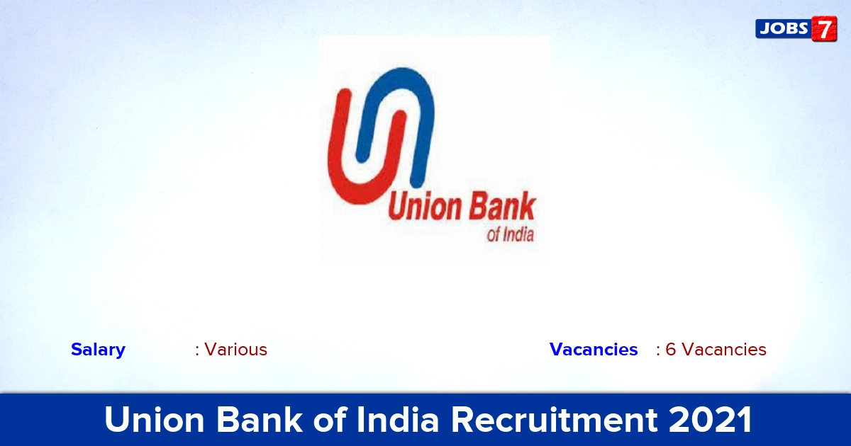 Union Bank of India Recruitment 2021 - Apply Online for Chief Risk Officer Jobs (Last Date Extended)