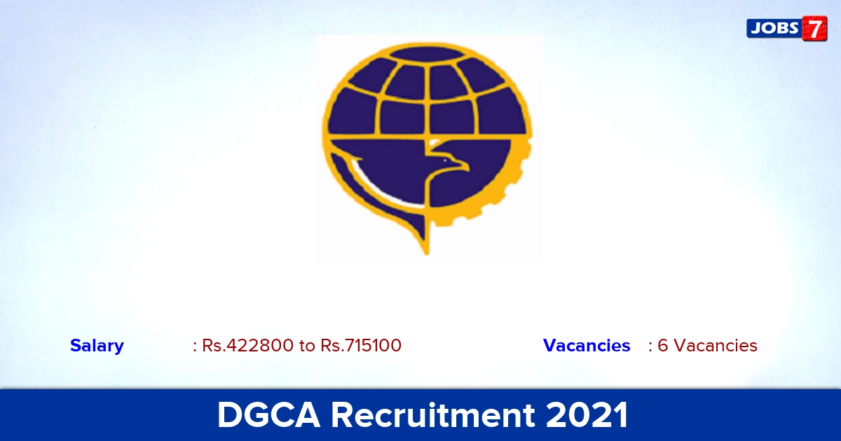 DGCA Recruitment 2021 - Apply Offline for Consultant Jobs