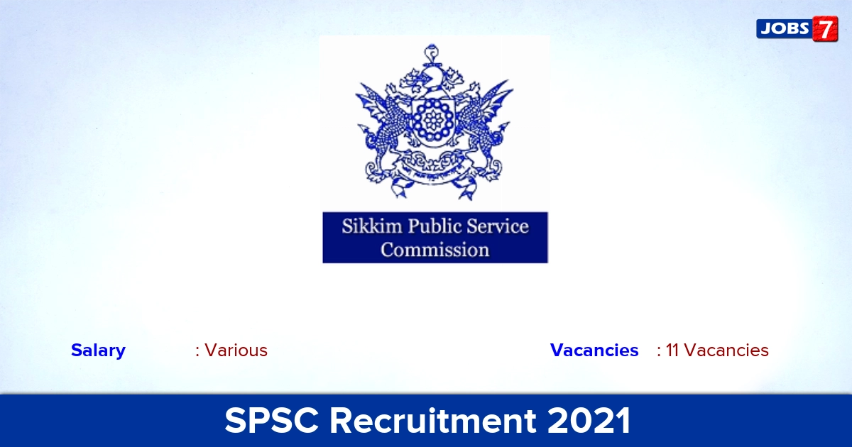 SPSC Recruitment 2021 - Apply Online for 11 Fisheries Block Officer Vacancies