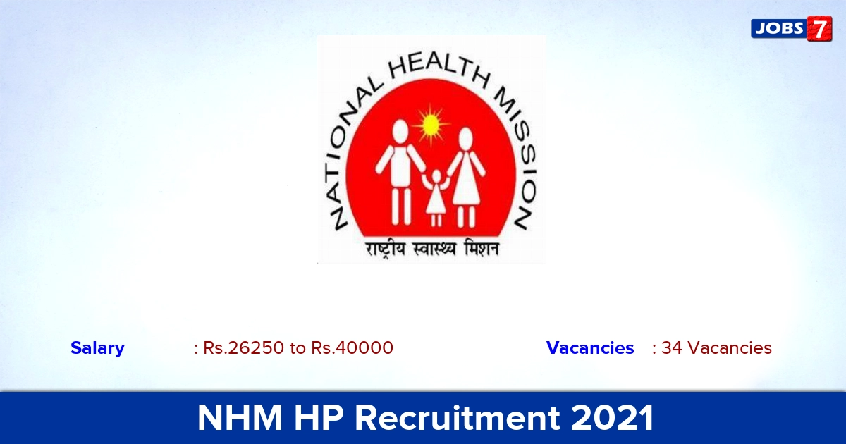 NHM HP Recruitment 2021 - Apply Online for 34 Medical Officer Vacancies