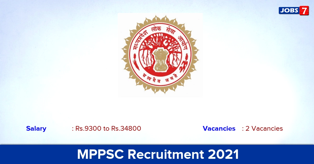 MPPSC Recruitment 2021 - Apply Online for Computer Programmer Jobs