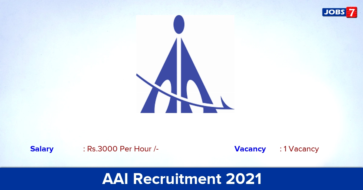 AAI Recruitment 2021 - Apply Offline for Medical Consultant Jobs