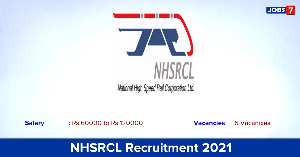 NHSRCL Recruitment 2021 - Apply Online for Consultant Jobs