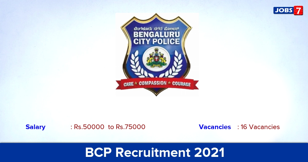 BCP Recruitment 2021 - Apply Online for 16 Analyst Vacancies
