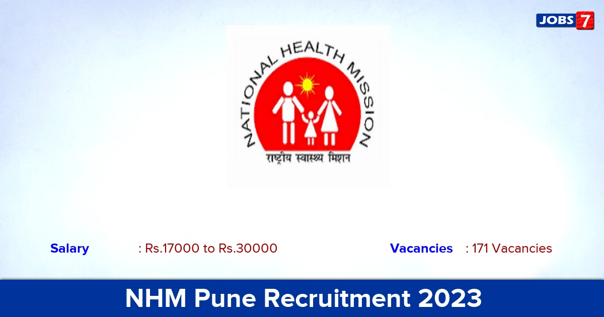 NHM Pune Recruitment 2023 - Apply Offline for 171 Staff Nurse, ANM Vacancies