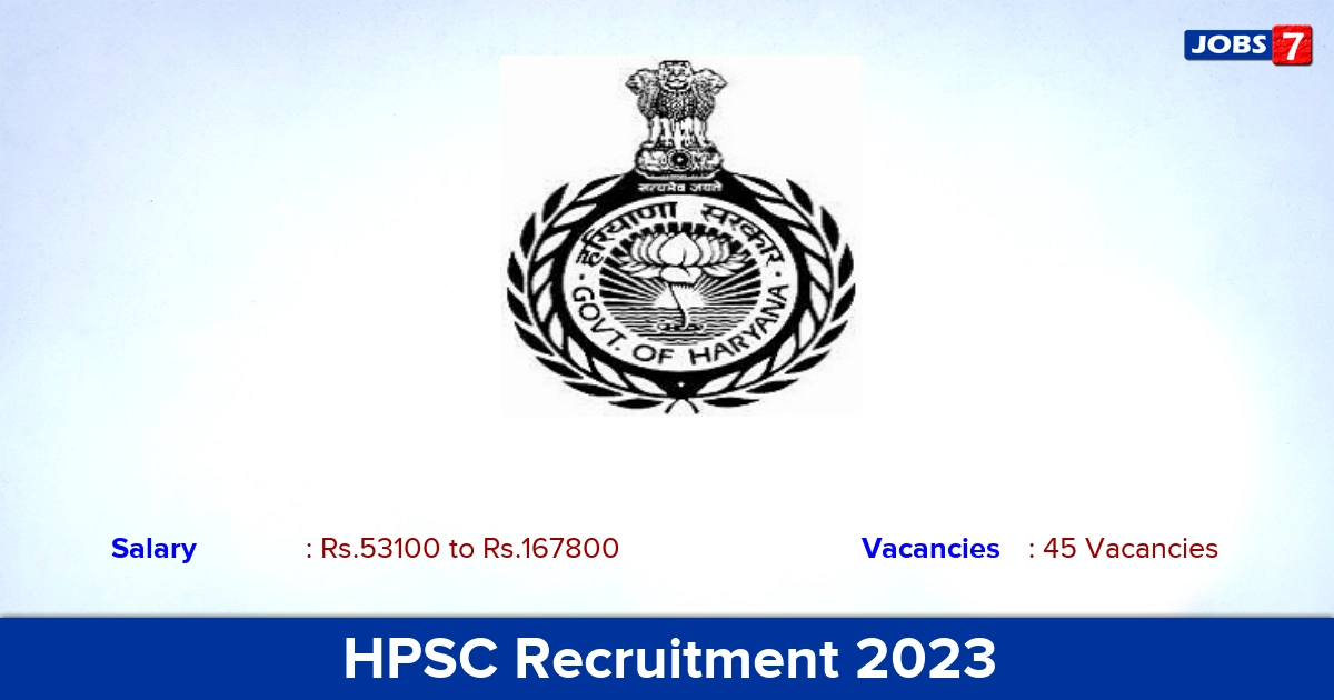 HPSC Recruitment 2023 - Apply Online for 45 Assistant Environmental Engineer Vacancies