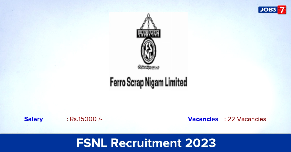 FSNL Recruitment 2023 - Apply Online for 22 Graduate Apprentice Trainees Vacancies