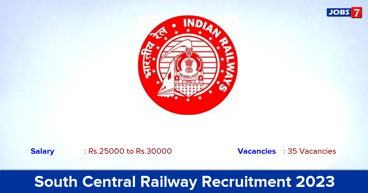 South Central Railway Recruitment 2023 - Apply Offline for 35 Junior Technical Associate Vacancies
