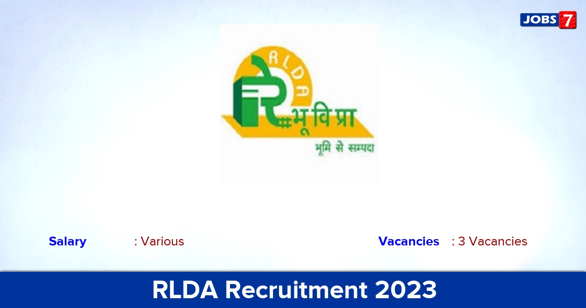 RLDA Recruitment 2023 - Apply Offline for Assistant Manager, Deputy General Manager Jobs