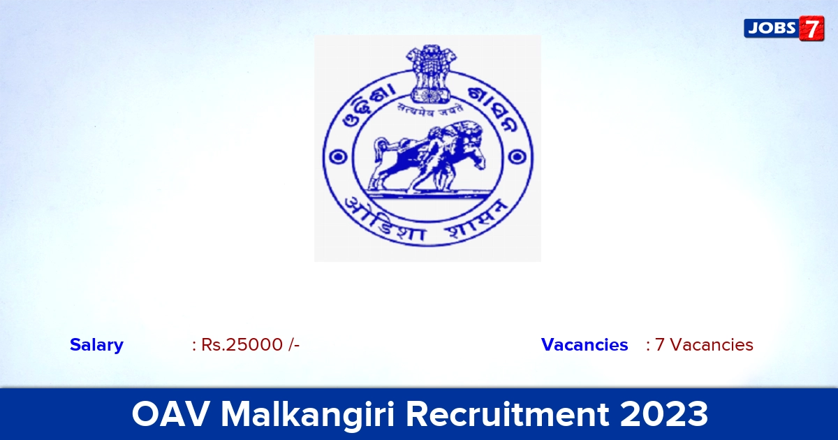 OAV Malkangiri Recruitment 2023 - Apply Offline for TGT Jobs