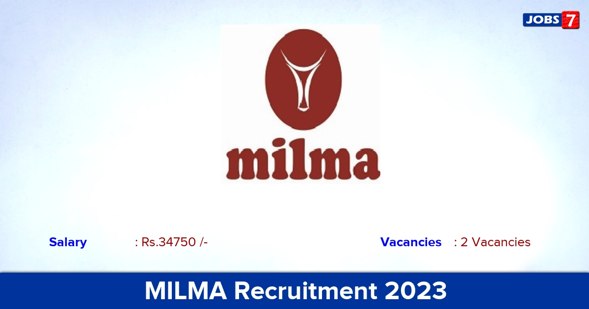 MILMA Recruitment 2023 - Apply Online for Assistant Diary Officer Jobs