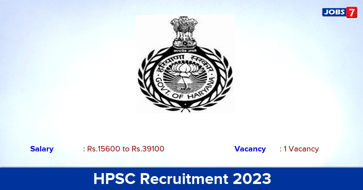 HPSC Recruitment 2023 - Apply Online for Manager Jobs
