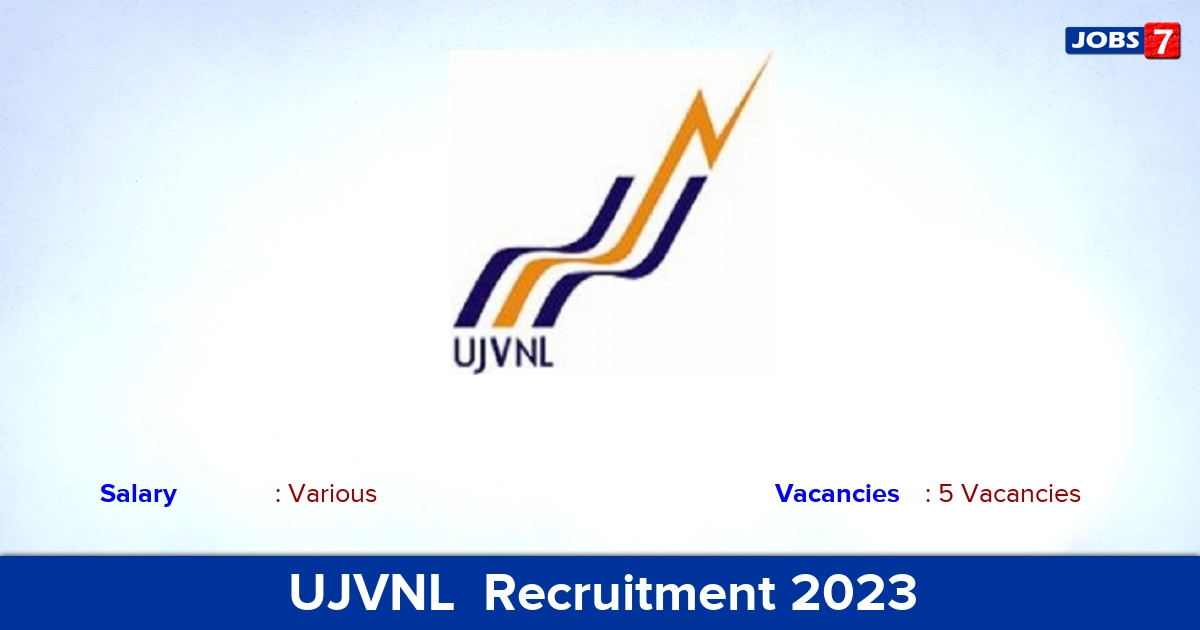 UJVNL Recruitment 2023 - Apply Online for Graduate & Technician Apprentice Jobs